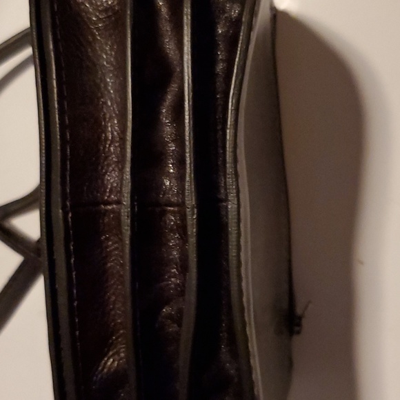 Vera Pelle Made In Italy Leather Dark Brown shoulder bag. Vintage - Picture 5 of 10